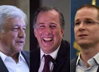 Anaya ganándole a Meade el polo antiAMLO