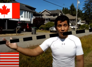 La frontera sin vigilancia, cruzando a USA desde Canadá