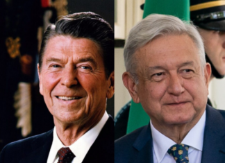 AMLO y Reagan
