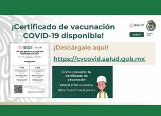 Ya está disponible el certificado de vacunación