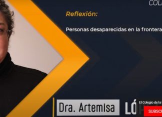 Personas desaparecidas en la frontera norte