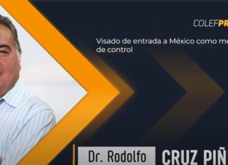 Visado de entrada a México como medida de control