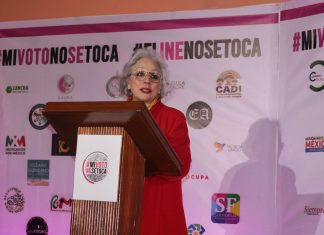 Todo listo para la manifestación #MiVotoNoSeToca en defensa del INE y contra el plan B