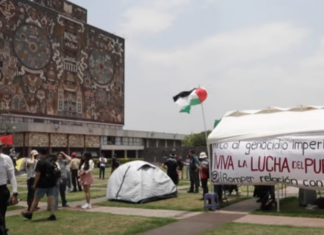 Estudiantes, palestinos y judíos