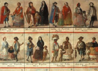 Castas y etiquetas Cuadro de castas