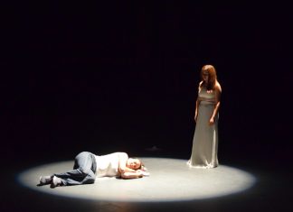 Cecut y la Compañía La línea. Escena total, ofrecerán la obra Estampida de lobos obra Estampida de Lobos