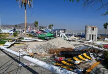 En zonas vulnerables, más del 70 % de la población huracan Otis, wikimedia commons