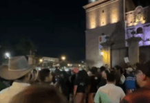 Manifestantes irrumpen en Palacio de Gobierno de Michoacán por el asesinato del alcalde Carlos Manzo protrestas michoacan