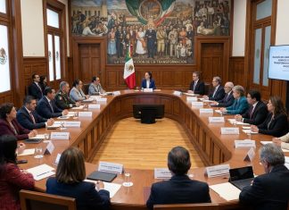 Gabinete se reúne con la presidenta Sheinbaum previo a su Segundo Informe de Gobierno