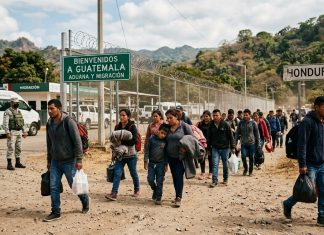 Deportados mexicanos a Guatemala y Honduras