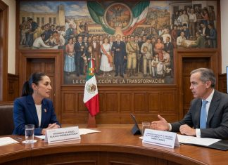 Sheinbaum y el primer ministro de Canadá defienden al T-MEC en llamada telefónica