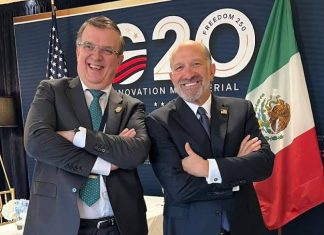G20: Ebrard y Lutnick, secretario de Comercio de EU, revisan agenda comercial e inteligencia artificial