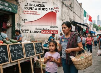 La inflación en México repunta en octubre por la electricidad, los servicios y el transporte aéreo