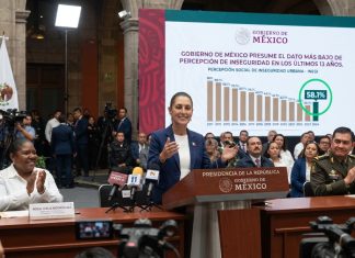 El Gobierno de México presume del dato más bajo de percepción de inseguridad en los últimos 13 años